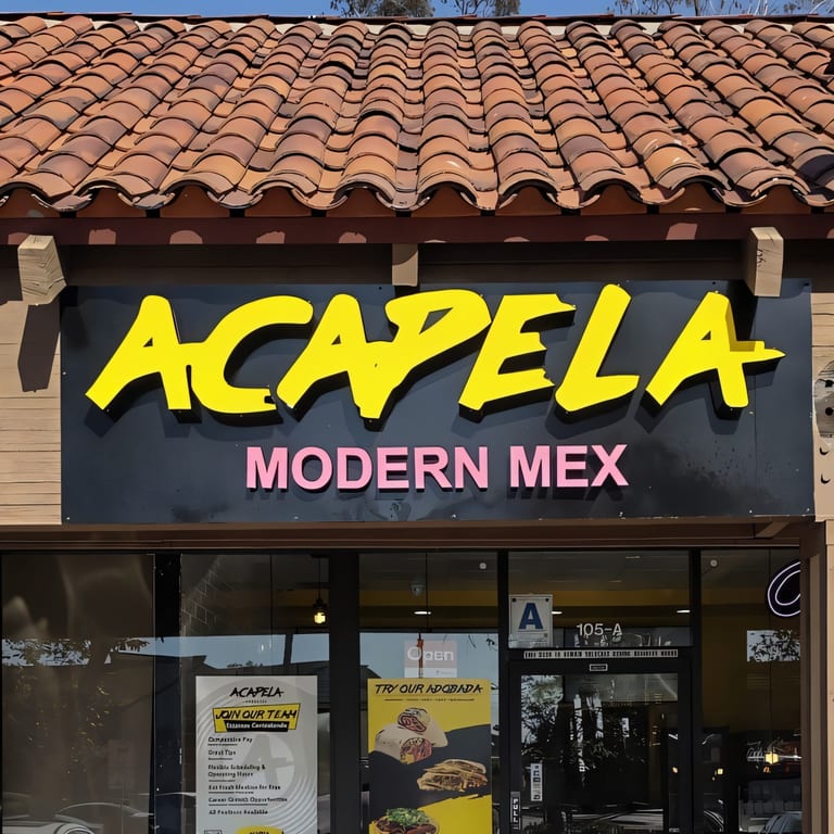 Welcome to Acapela Modern Mex
