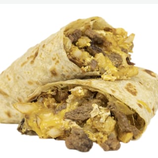 STEAK & EGG BREAKFAST BURRITO